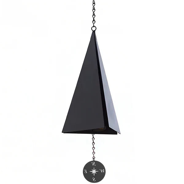 Nautical Charm | 20-Inch Compass Wind Bell with Soothing Tones | Weather-Resistant Design for Outdoor Spaces 0