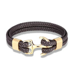 Nautical Collection | Men's Leather Bracelet with Unique Anchor Design | Stylish Accessory for Any Occasion 3