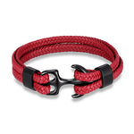 Nautical Collection | Men's Leather Bracelet with Unique Anchor Design | Stylish Accessory for Any Occasion 8