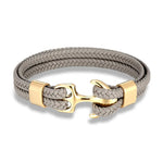 Nautical Collection | Men's Leather Bracelet with Unique Anchor Design | Stylish Accessory for Any Occasion 9