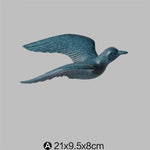 Nautical Seagull Wall Art | Intricate Resin Decoration for Elegant Home Decor 0