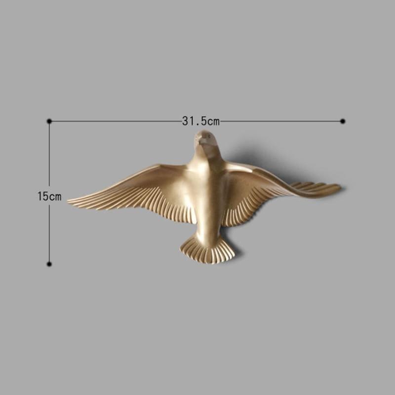Nautical Seagull Wall Art | Intricate Resin Decoration for Elegant Home Decor 8