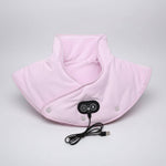 Tuzwa Neck & Shoulder Heating Pad – 3 Heat Levels, Vibration Massage, Carbon Fiber Heating, Auto Shutoff & Lightweight 5V 10W Design