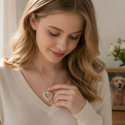 Cremation Jewelry, Urn Necklace for Ashes, Stainless Steel Heart Cremation Necklace, Memorial Gifts and Sympathy Gifts