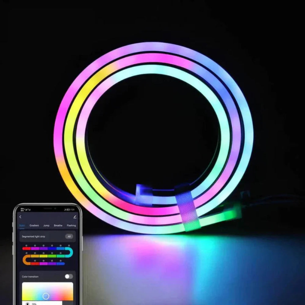 Neon Rope | LED Strip Lights with App Control & Music Sync | Flexible Accent Lighting for Customizable Ambiance 0