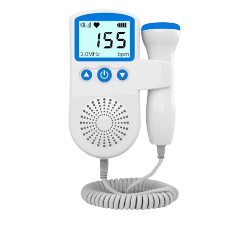 Tuzwa Fetal Doppler Heartbeat Monitor – 3MHz Probe, LCD Display, 50–240 BPM, Speaker & 3 Monitoring Modes