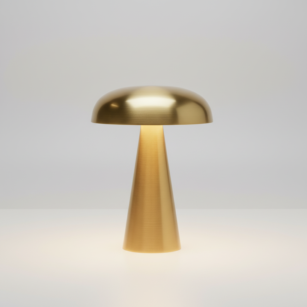 NightArc | Portable Mushroom-Shaped Table Lamp with Adjustable Brightness | Cozy Lighting for Any Space 0