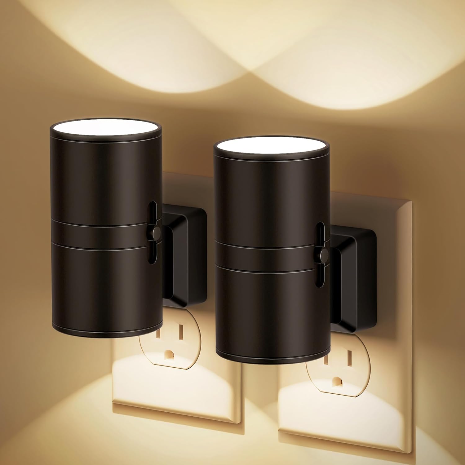 NightNova | LED Night Light with Dusk-to-Dawn Sensor & Adjustable Brightness | Compact Plug-in Lamp for Gentle Illumination 0
