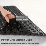 Non-Slip Bathtub Mat with 200 Suction Cups | Durable Safety Solution for Elderly and Kids 1