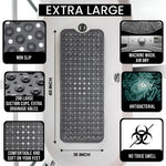 Non-Slip Bathtub Mat with 200 Suction Cups | Durable Safety Solution for Elderly and Kids 8
