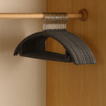 Non-Slip Curve Hangers with Velvet Coating | Space-Saving Solution for Organized Wardrobes 4