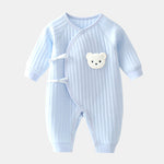 Nora Luxe | Baby Romper with Bear Design for Comfort & Warmth | Soft Cotton for Spring and Autumn 0