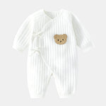 Nora Luxe | Baby Romper with Bear Design for Comfort & Warmth | Soft Cotton for Spring and Autumn 2