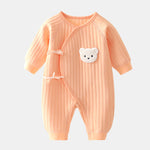 Nora Luxe | Baby Romper with Bear Design for Comfort & Warmth | Soft Cotton for Spring and Autumn 5