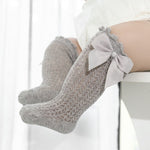 Nora Luxe | Cotton Baby Socks with Big Bow for Comfort & Style | Perfect for Little Princesses 5