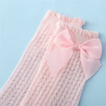 Nora Luxe | Cotton Baby Socks with Big Bow for Comfort & Style | Perfect for Little Princesses 6