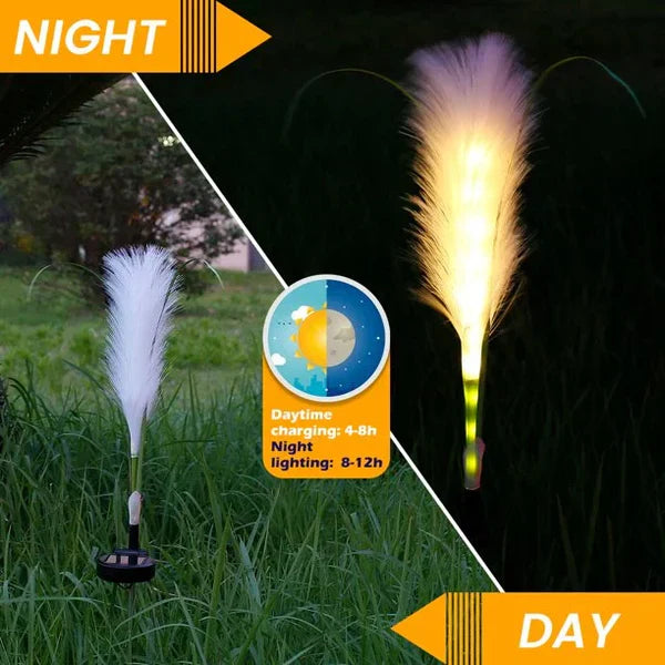 Nora Luxe | Decorative Wicker Garden Lighting with Realistic Design | Enhance Outdoor Ambiance 5