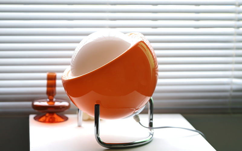 Nora Luxe | Retro Glass Table Lamp with Soft LED Lighting | Stylish Night Light for Cozy Ambiance 6