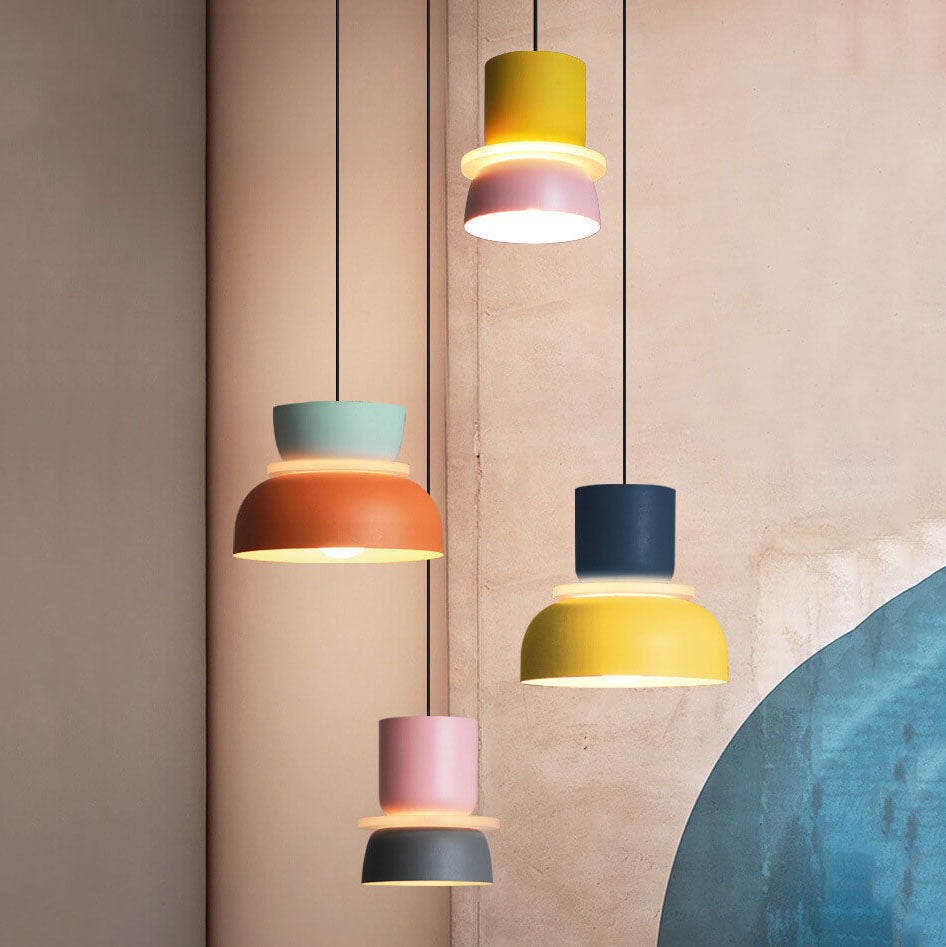 Nora Pendant Light | Colorful Metal, Modern Kitchen Pendant Lighting 1