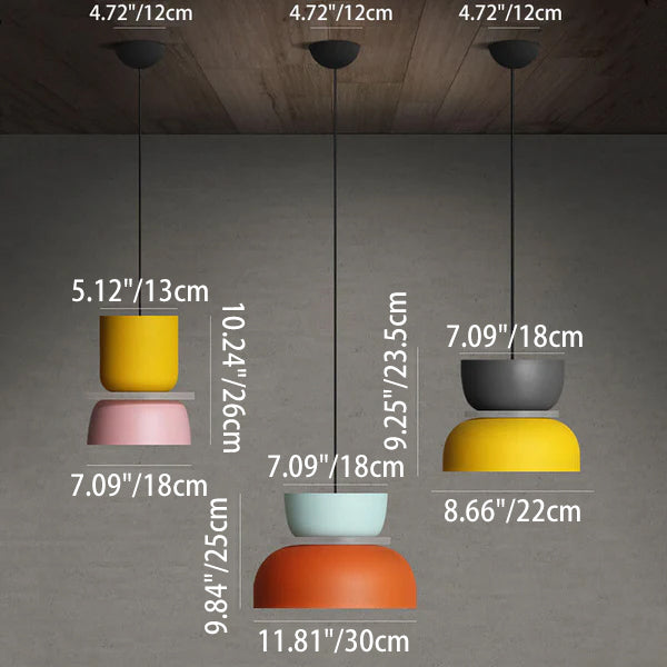Nora Pendant Light | Colorful Metal, Modern Kitchen Pendant Lighting 5