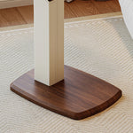 NordicElegance | Stylish Adjustable Saddle Leather Side Table 6