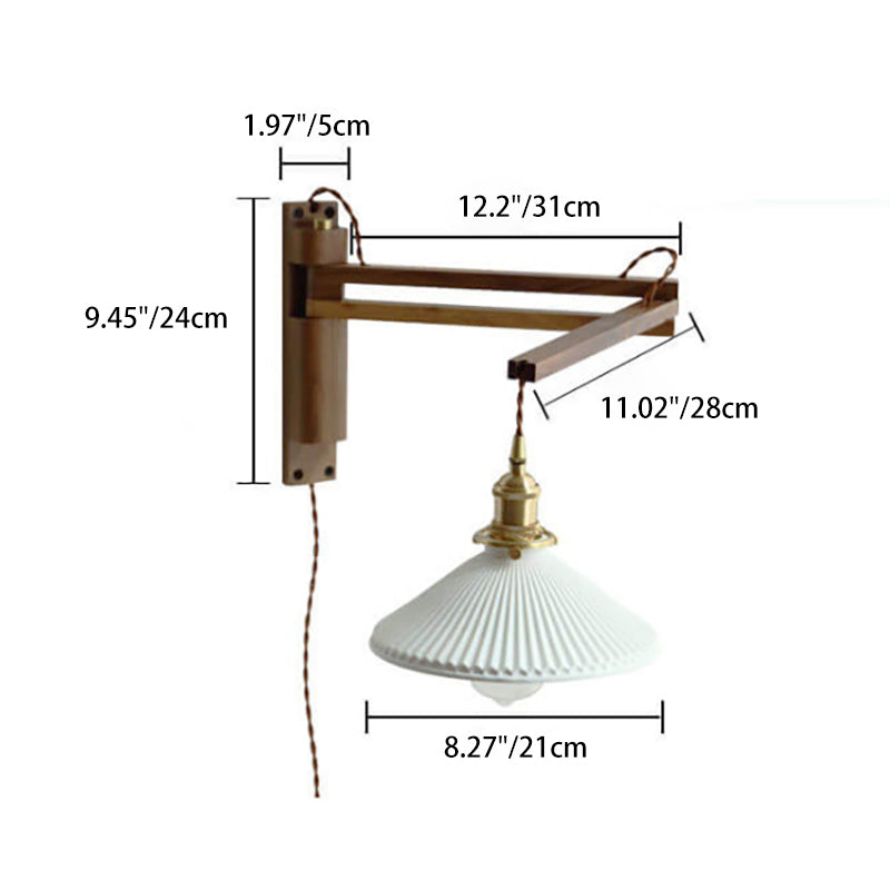 NordicGlow | Elegant Modern Retractable Wall Sconce Lamp 5