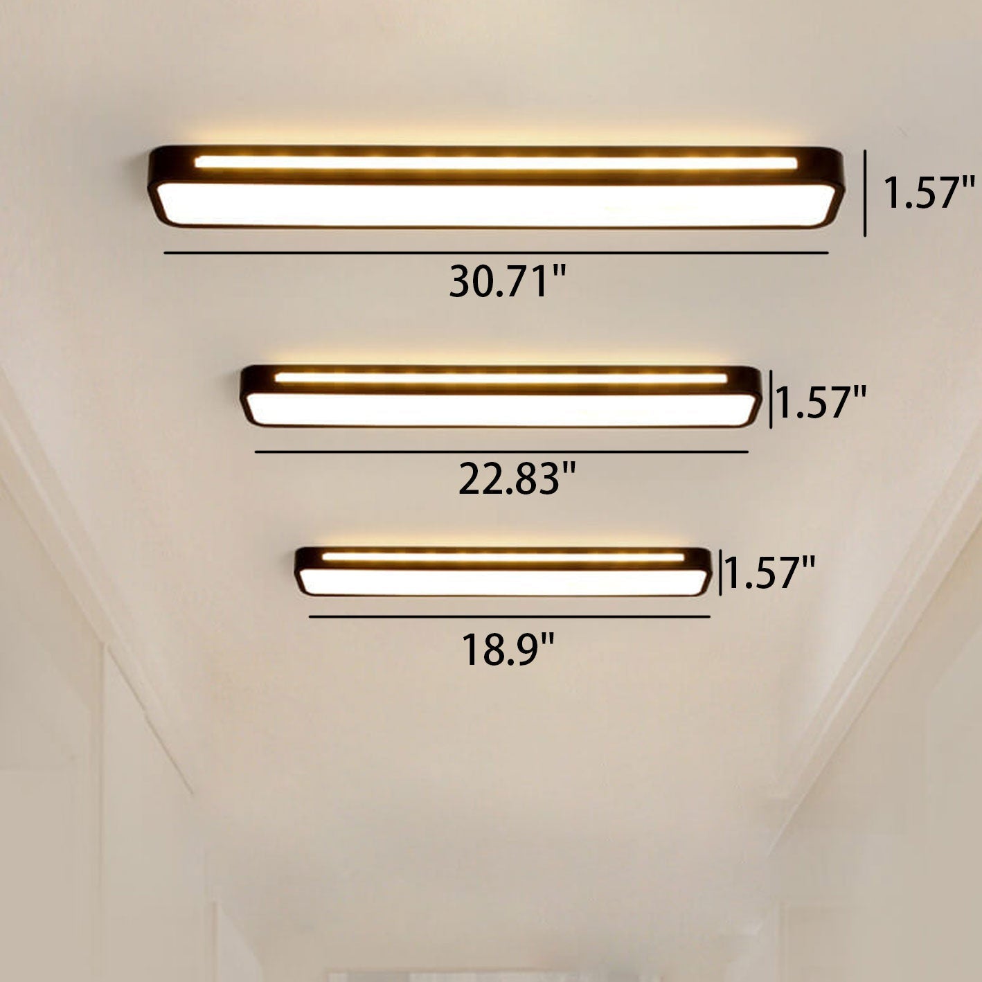 NordicGlow | Sleek Modern LED Flush Mount Ceiling Light Fixture 6