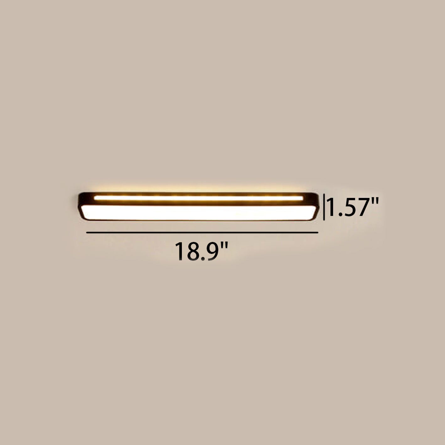 NordicGlow | Sleek Modern LED Flush Mount Ceiling Light Fixture 7