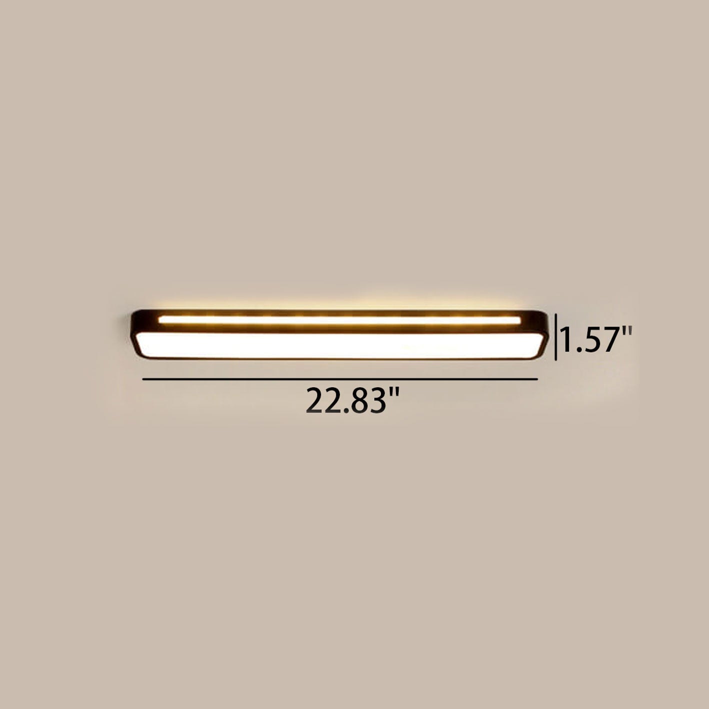 NordicGlow | Sleek Modern LED Flush Mount Ceiling Light Fixture 8