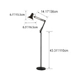 NordicGlow | Stylish Modern Iron Retractable Floor Lamp for Bedroom 3