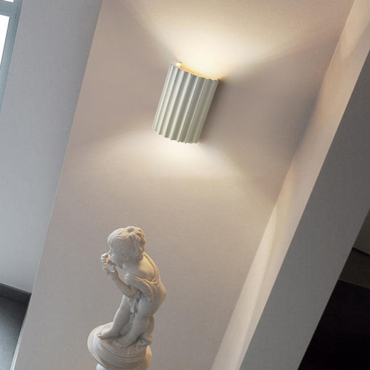 NordicGlow | Stylish Modern Resin 2-Light Wall Sconce Lamp 7