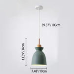 NordicOak | Elegant Modern Bell Cone Dome Pendant Light Fixture 4