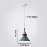 NordicOak | Elegant Modern Bell Cone Dome Pendant Light Fixture 5