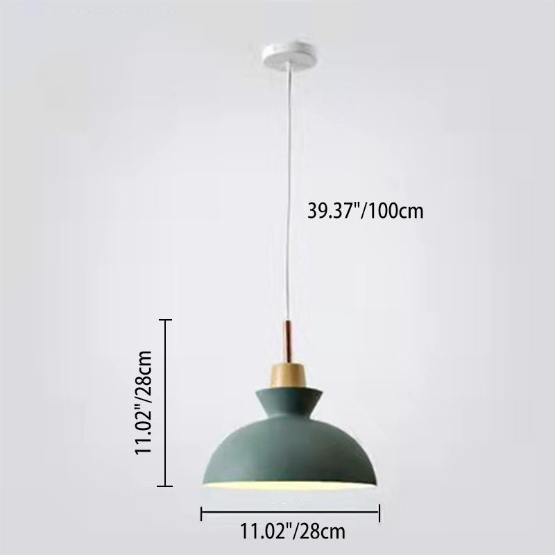 NordicOak | Elegant Modern Bell Cone Dome Pendant Light Fixture 6