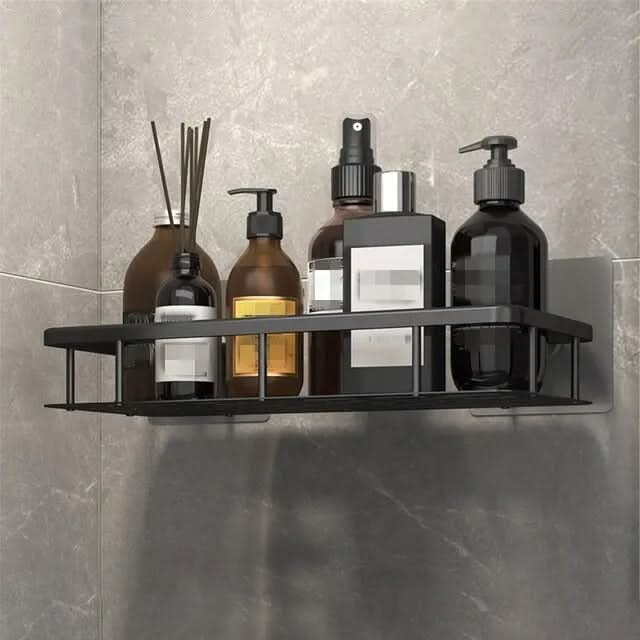 NordicShelf | Adhesive Bathroom Shelf with Stylish Scandinavian Design | Easy Installation for Organized Bathroom Storage 0