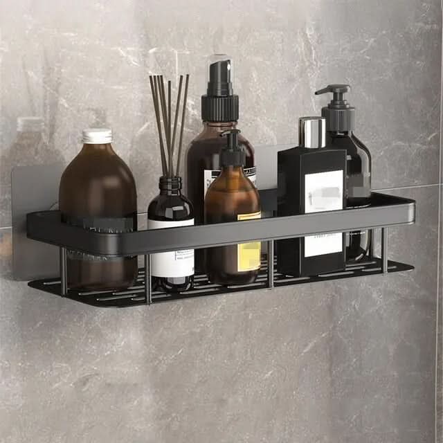 NordicShelf | Adhesive Bathroom Shelf with Stylish Scandinavian Design | Easy Installation for Organized Bathroom Storage 11