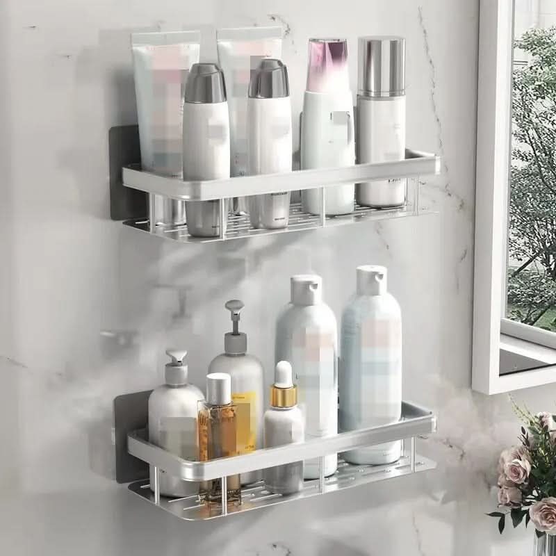 NordicShelf | Adhesive Bathroom Shelf with Stylish Scandinavian Design | Easy Installation for Organized Bathroom Storage 12