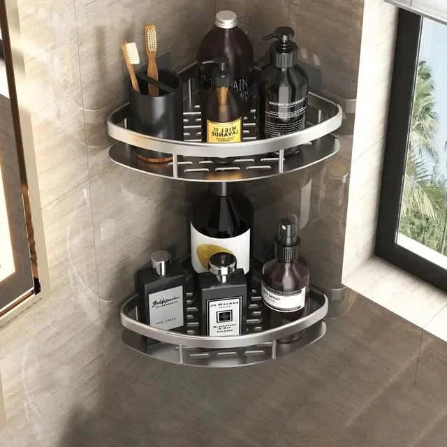 NordicShelf | Adhesive Bathroom Shelf with Stylish Scandinavian Design | Easy Installation for Organized Bathroom Storage 13