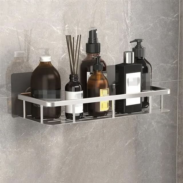 NordicShelf | Adhesive Bathroom Shelf with Stylish Scandinavian Design | Easy Installation for Organized Bathroom Storage 16