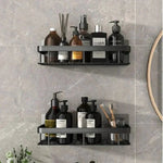 NordicShelf | Adhesive Bathroom Shelf with Stylish Scandinavian Design | Easy Installation for Organized Bathroom Storage 17