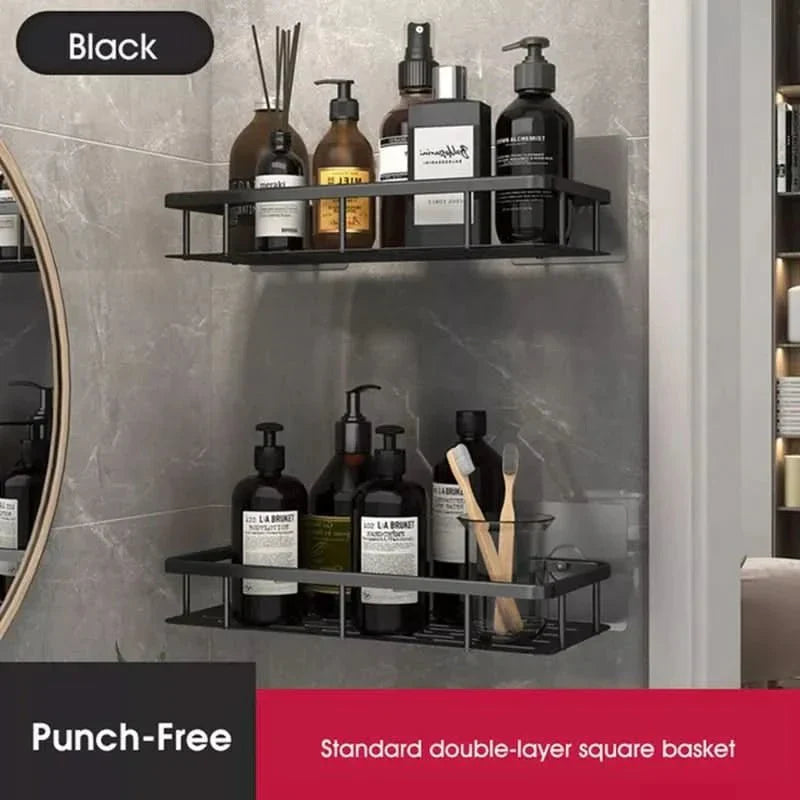 NordicShelf | Adhesive Bathroom Shelf with Stylish Scandinavian Design | Easy Installation for Organized Bathroom Storage 8