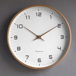 NordicTimber | Wooden Wall Clock with Natural Finish | Stylish Decor for Modern Interiors 0