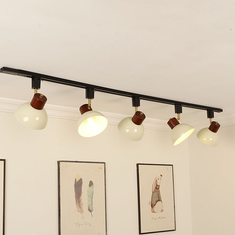 NordicWood | Elegant Adjustable Semi-Flush Mount Ceiling Light Fixture 10
