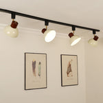 NordicWood | Elegant Adjustable Semi-Flush Mount Ceiling Light Fixture 12
