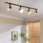 NordicWood | Elegant Adjustable Semi-Flush Mount Ceiling Light Fixture 4