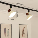 NordicWood | Elegant Adjustable Semi-Flush Mount Ceiling Light Fixture 7