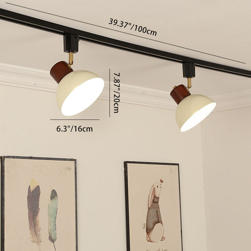 NordicWood | Elegant Adjustable Semi-Flush Mount Ceiling Light Fixture 7