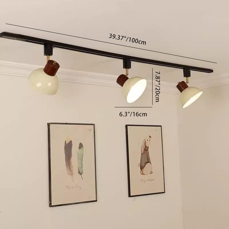 NordicWood | Elegant Adjustable Semi-Flush Mount Ceiling Light Fixture 8
