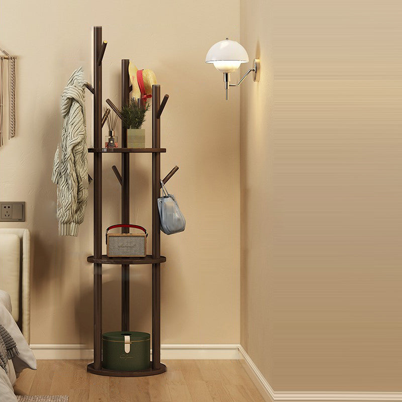 NordicWood | Elegant Minimalist Solid Pine Swivel Hall Tree Stand 0