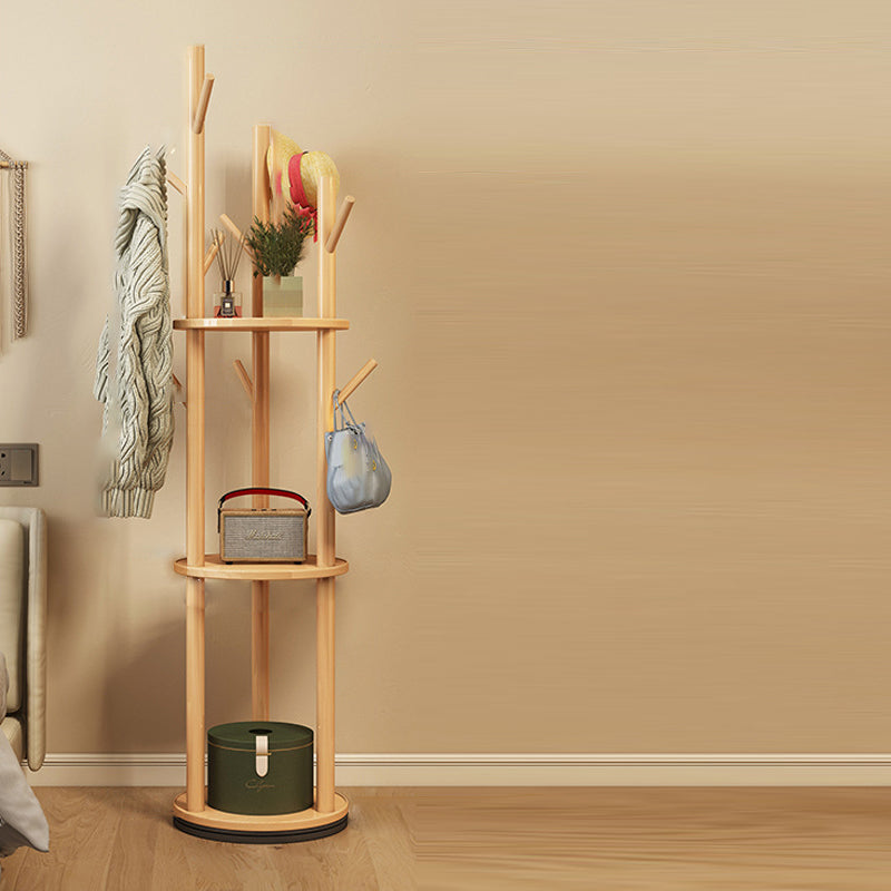 NordicWood | Elegant Minimalist Solid Pine Swivel Hall Tree Stand 10